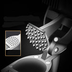 Aluminum Alloy, Easy to Use Kitchen Tool, Modern & Durable Garlic Crusher