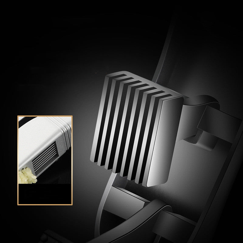 Aluminum Alloy, Easy to Use Kitchen Tool, Modern & Durable Garlic Crusher